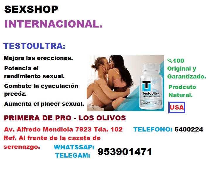 TESTO ULTRA SEXSHOP INTERNACIONAL 